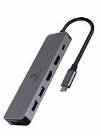 Адаптер Cablexpert A-CM-COMBO3-03, USB Type-C 3-в-1