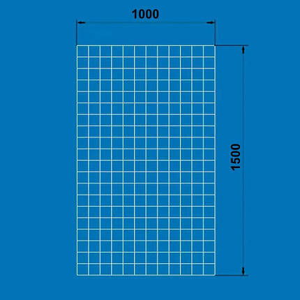 Сітка торговельна 100х150 см (осередок 50х50 мм, D2.5 мм), фото 3