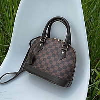 Коричневая женская сумка Louis Vuitton Alma