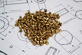 Гайка ковпачкова М24 латунна ГОСТ 11860-85, DIN 1587