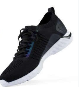Кроссовки мужские черные 90 GoFun shadow ultra light running shoes size 42 black (26 см) НА ПОДАРОК
