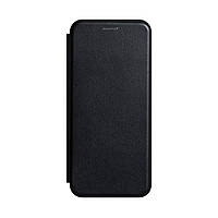Чехол-книжка кожа для Samsung Galaxy A50 (A505F) / A50s / A30s Цвет Черный
