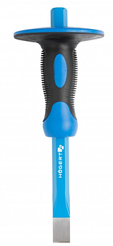 Зубило із захистом 4х255 мм, CrV Hoegert HT3B708