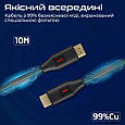 Кабель Promate ProLink4K60-10M HDMI to HDMI v2.0 UHD HDR 10 м Black (prolink4k60-10m), фото 5