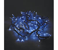 Гирлянда новогодняя 120LED Дождь светодиодная на окна стены бахрома синего цвета 3*0.5 м от сети