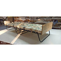 Раскладная кровать Венеция раскладушка на ламелях с изголовьем + матрас R_9466