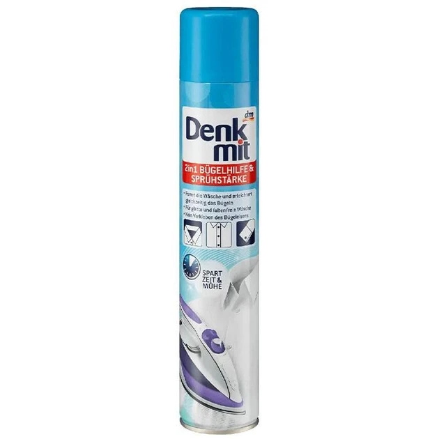 Спрей для легкого прасування Denkmit 2in1 Bügelhilfe & Sprühstärke 500ml
