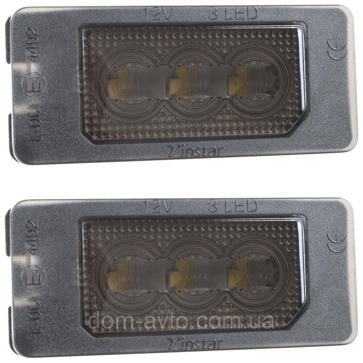 BMW E39 E60 E61 E70 E71 E72 E82 E84 E85 E86 E88 E90 E91 E92 E93 F10 F11 F15 F25 F30 F31 F32 F33 F34 освітлення номерного знака LED