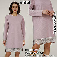 Ночная рубашка с длинным рукавом "PRALINE" ТМ Ellen (LDK 121/18/01)