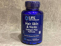 Life Extension, комплекс для волос, кожи и ногтей, с коллагеном, hair skin nails 120 таблеток