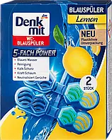 Підвісні таблетки для унітазу Denkmit WC Blauspüler Lemon