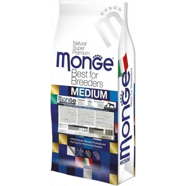 Сухий корм для собак Monge Dog Medium Starter для собак від 10 до 80 кг Курка 15 кг