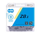 Ланцюг велосипедний KMC Z8.1, 8 spd., 116 ланок, у коробочці, із замком, фото 2