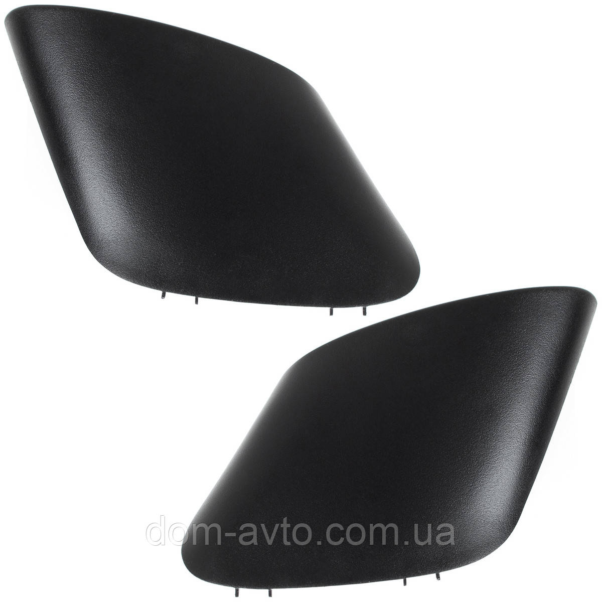 Fiat Punto 2012 - Накладка на дзеркало MATT BLACK ліве + праве 2 шт. КОМПЛЕКТ
