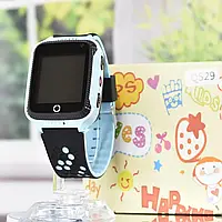 Smart Baby Watch Q529 детские смарт часы с LBS с сим картой и функцией GPS синие для мальчиков