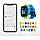 Smart Watch AmiGo GO008 MILKY GPS Wi-Fi Blue/yellow UA UCRF, фото 6