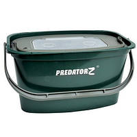 Кан Carp Zoom для живца Predator-Z Live Bait Bucket, Square, 7 л