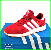 Кроссовки Мужские Ad!das Iniki Runner Boost Красные Адидас (размеры: 41) Видео Обзор