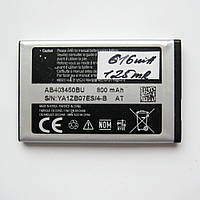77% Аккумулятор Samsung AB403450BU 616 мА для E5900, S3500, L310 (Б/У, протестированный)
