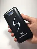 Мобільне заряджання Power Bank з екраном і ліхтариком 30000/9600mAh UKC, фото 5