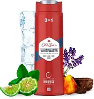 Гель для душа + шампунь Old Spice Maxi "WhiteWater" (400мл.)