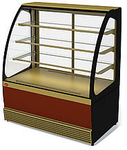 Кондитерська холодильна вітрина Veneto VS-1,3 (0...+7С, склопакети)
