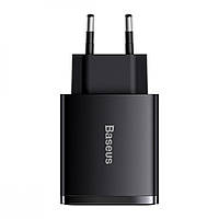 СЗУ Baseus (CCXJ-E) Compact Quick Charger 2U+C 30W EU Black