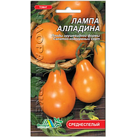 Томат Лампа Алладина грушевидный, золотисто-оранжевый высокорослый среднеспелый, семена 0.1 г