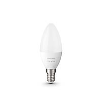 Philips Hue Лампа умная E14, 5.5W(40Вт), 2700K, White, ZigBee, Bluetooth, дымирование