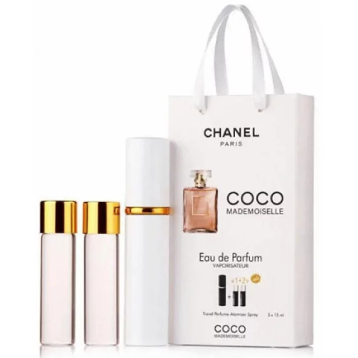 Chanel Coco Mademoiselle edp 3x15ml - Trio Bag