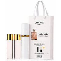 Chanl Coco Mademoiselle edp 3x15ml - Trio Bag