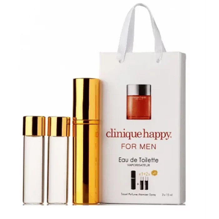 Clinique Happy for men 3x15ml - Trio Bag