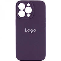 Чехол для iPhone 13 Pro Max Silicone Case Full Size with Frame Цвет 82 Elderberry