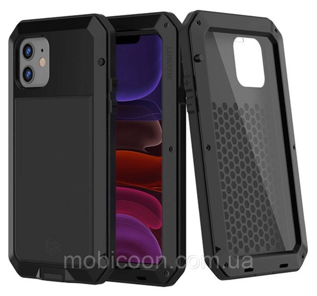 Протиударний чохол Lunatik Taktik Extremeмарист для iPhone 11 на болтах 360'
