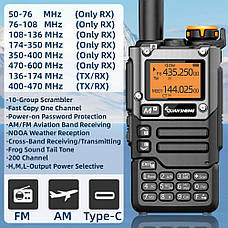 Портативна рація Quansheng UV-K5 (8), 50-600MHz 5W 2023 FM AM Type-C, фото 3