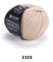 Чиста 100 % вовна IMPERIAL MERINO № 3305