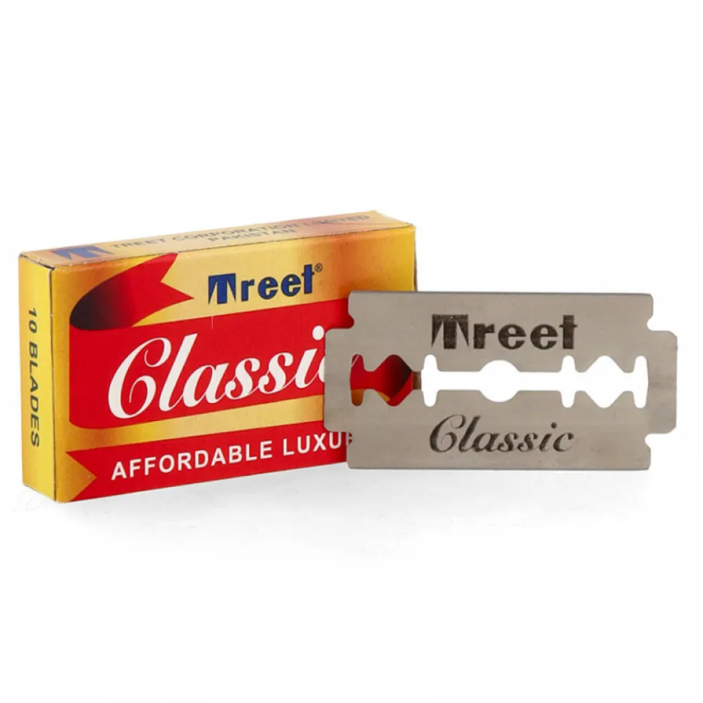 Леза для гоління Treet Classic 10 шт з нержавіючої сталі