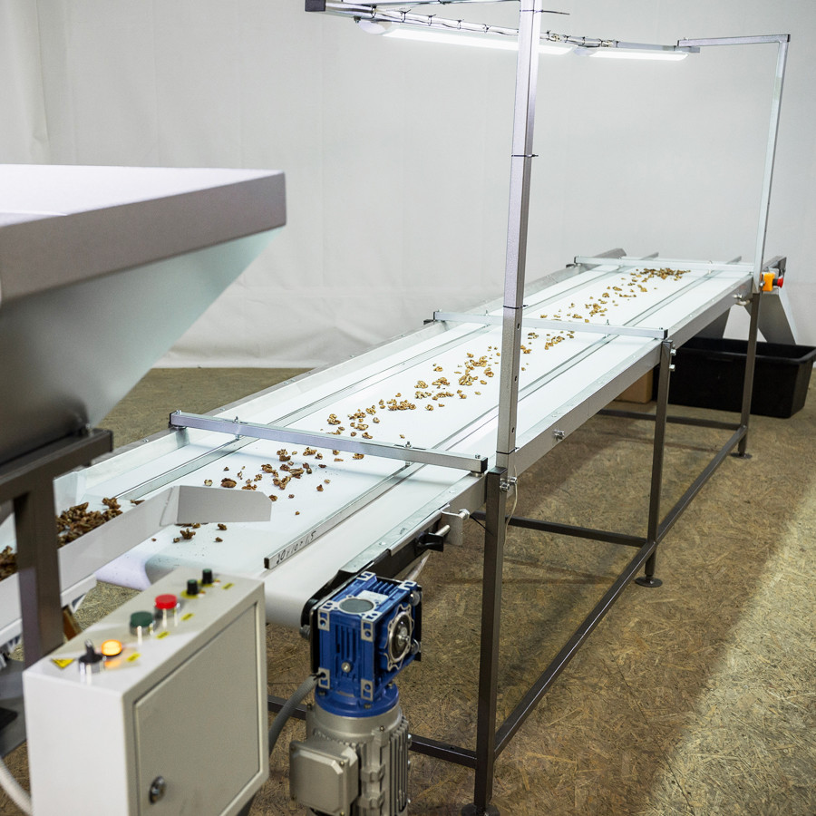 Інспекційний стіл для сортування волоського горіха, кави, насіння тощо, сортувач 7trav