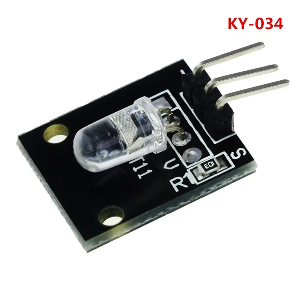 Семиколірний RGB світлодіодний модуль LED DIP KY-034, фото 1