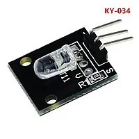 Семицветный RGB светодиодный модуль LED DIP KY-034