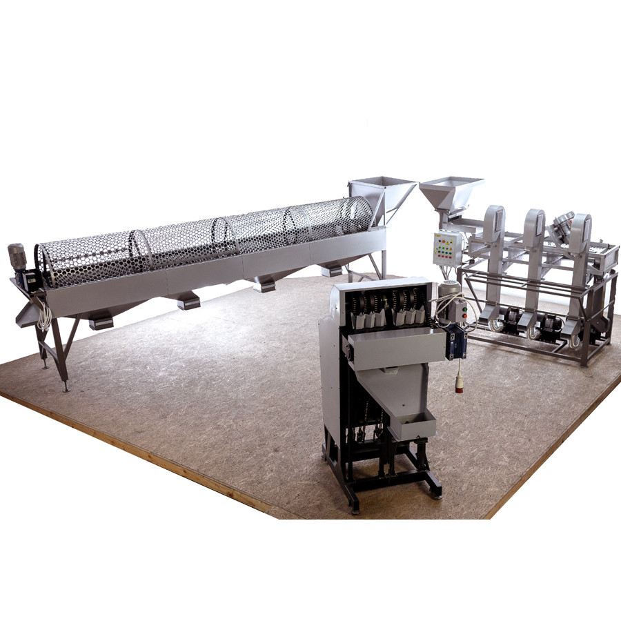 Промислова лінія з переробки грецького горіха (200 кг/год) 7trav