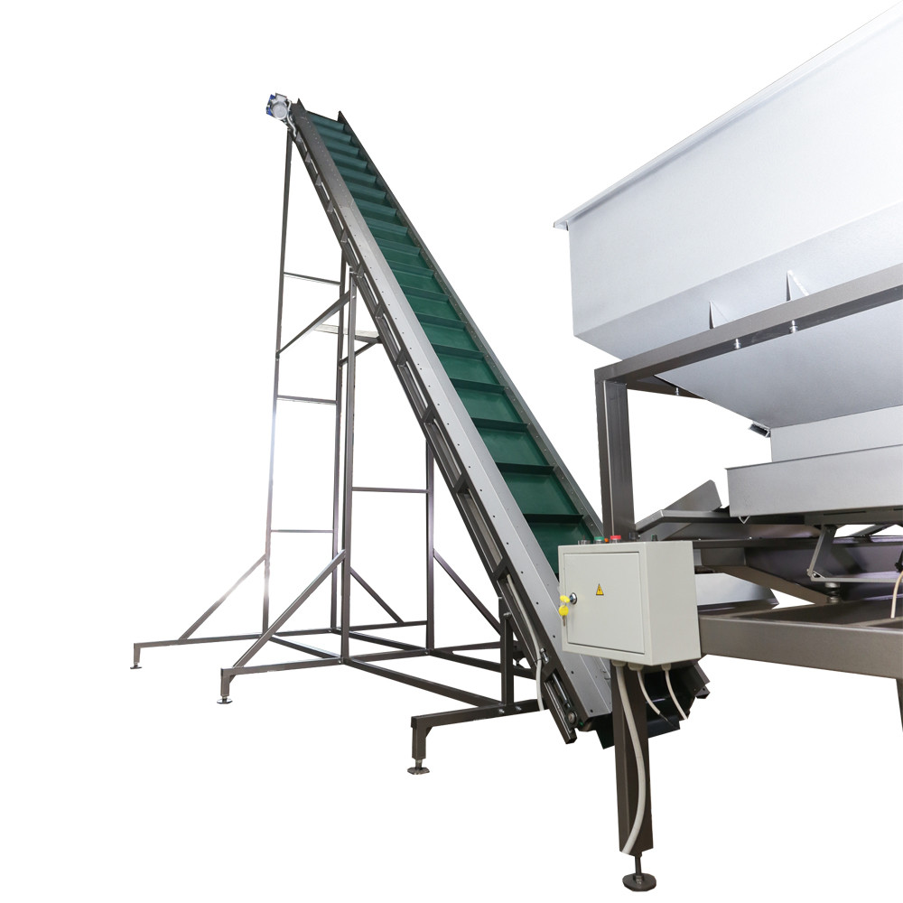 Підйомний похилий конвеєр для сипучих продуктів 7trav