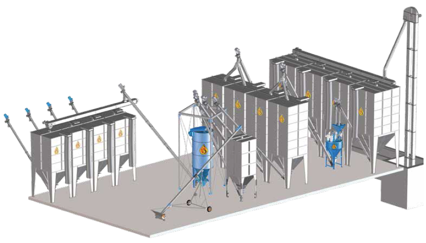 Комбікормовий завод HIMEL продуктивністю 5 т/год, фото 1