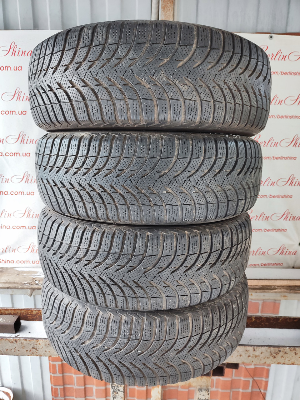 Комплект зимових шин 195/65/15 Michelin Alpin A4,з Германії без пробігу по Україні, фото 1