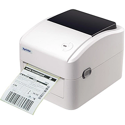 Термопринтер Xprinter XP-420B для наклейок та чеків 108мм / Принтер для етикеток / Принтер для наклейок
