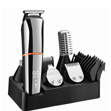 Тример для домашнього використання Hots Men`s Body Grooming Kit 6in1 (LK-860), фото 1