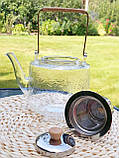 Чайник заварочний скляний Olens "Барон", 1200 мл 101-099, фото 2