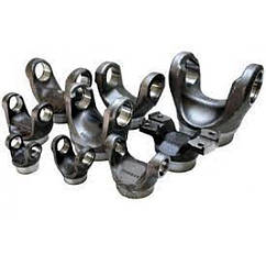 Вилка карданного валу на тригранну трубу 43,4х3, 3 зовнішню під хрестовину 27х74, 5