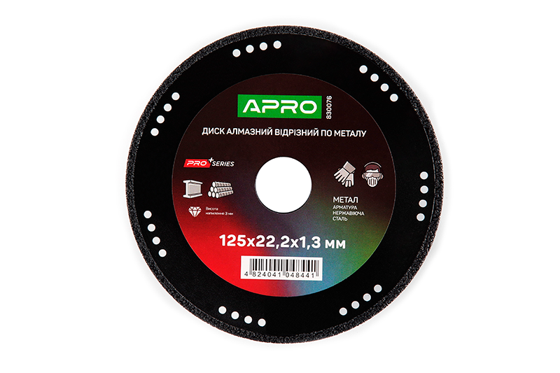 APRO Диск алмазний для металу 125х1.3х22,2 PRO, фото 1