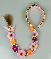 Коса принцеси Рапунцель на обручі